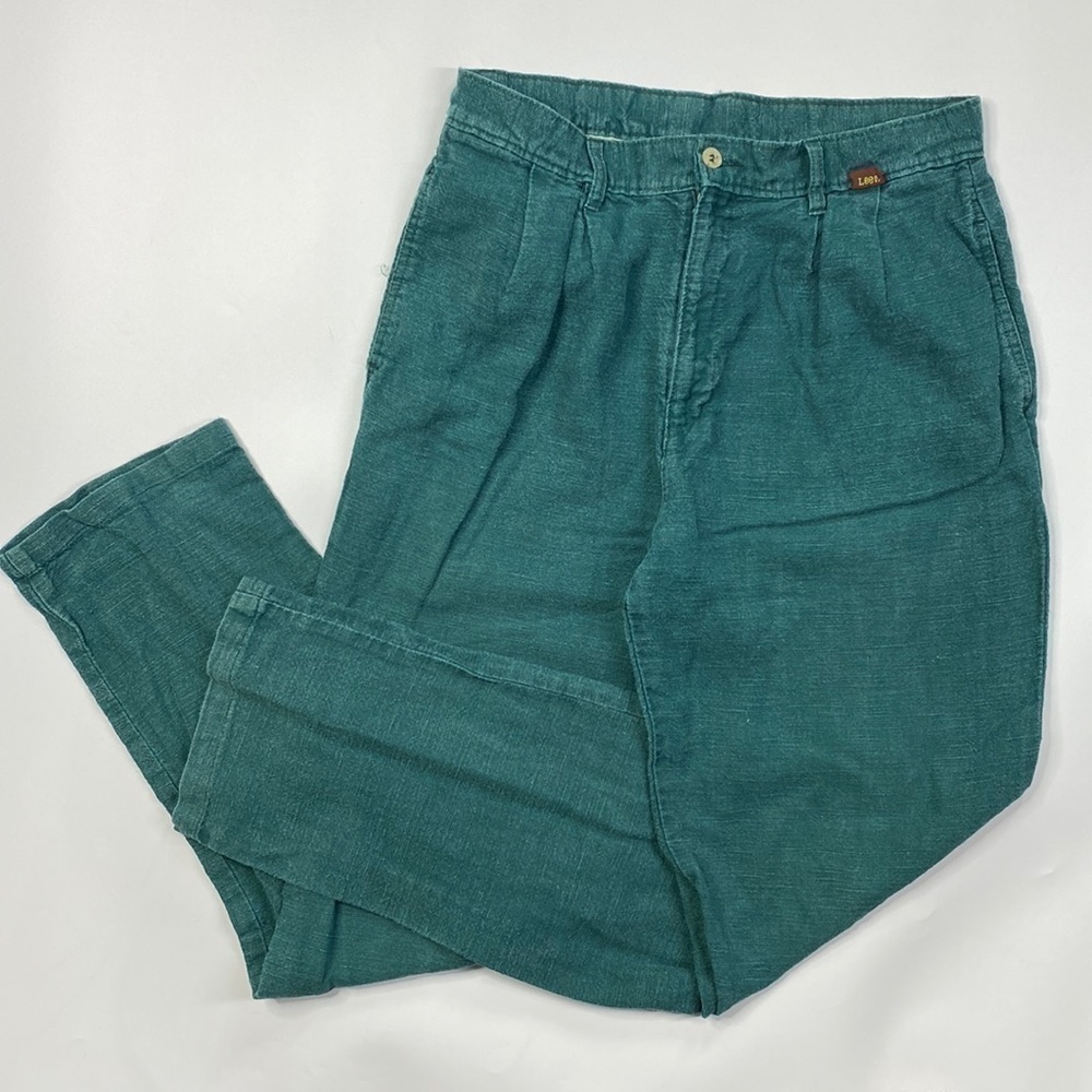 H.D. Lee Clothing Co. Cotton Green Chino Straight Leg Pants Size 32x32.5